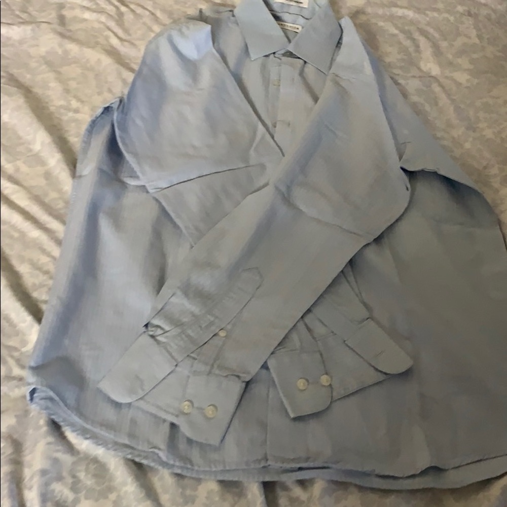 Long sleeve light blue shirt